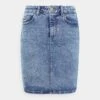 Pieces Pclili Skirt - Mini Skirt - Light Blue Denim -Pieces Shop 0019a88d65da42c0903643c849e7376a
