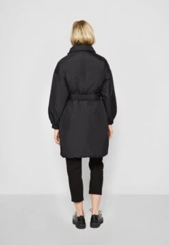 Marc O'Polo Coat Padded Oversized Belted Stand-Up Collar- Winter Coat - Black -Pieces Shop 04c7a371958c4039a3f6b8d10a160625