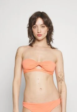 ETAM Twigy Bandeau - Bikini Top - Coral -Pieces Shop 06769bc54f0848eca7fa5c42a291b515