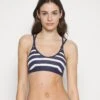 ESPRIT Brela_Par Padded Stripe - Bikini Top - Navy