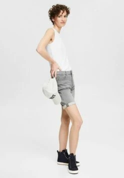 ESPRIT Denim Shorts - Grey Medium Wash 14 ESPRIT Denim Shorts - Grey Medium Wash -Pieces Shop 073be398d56f41559dba8cb6f7644716