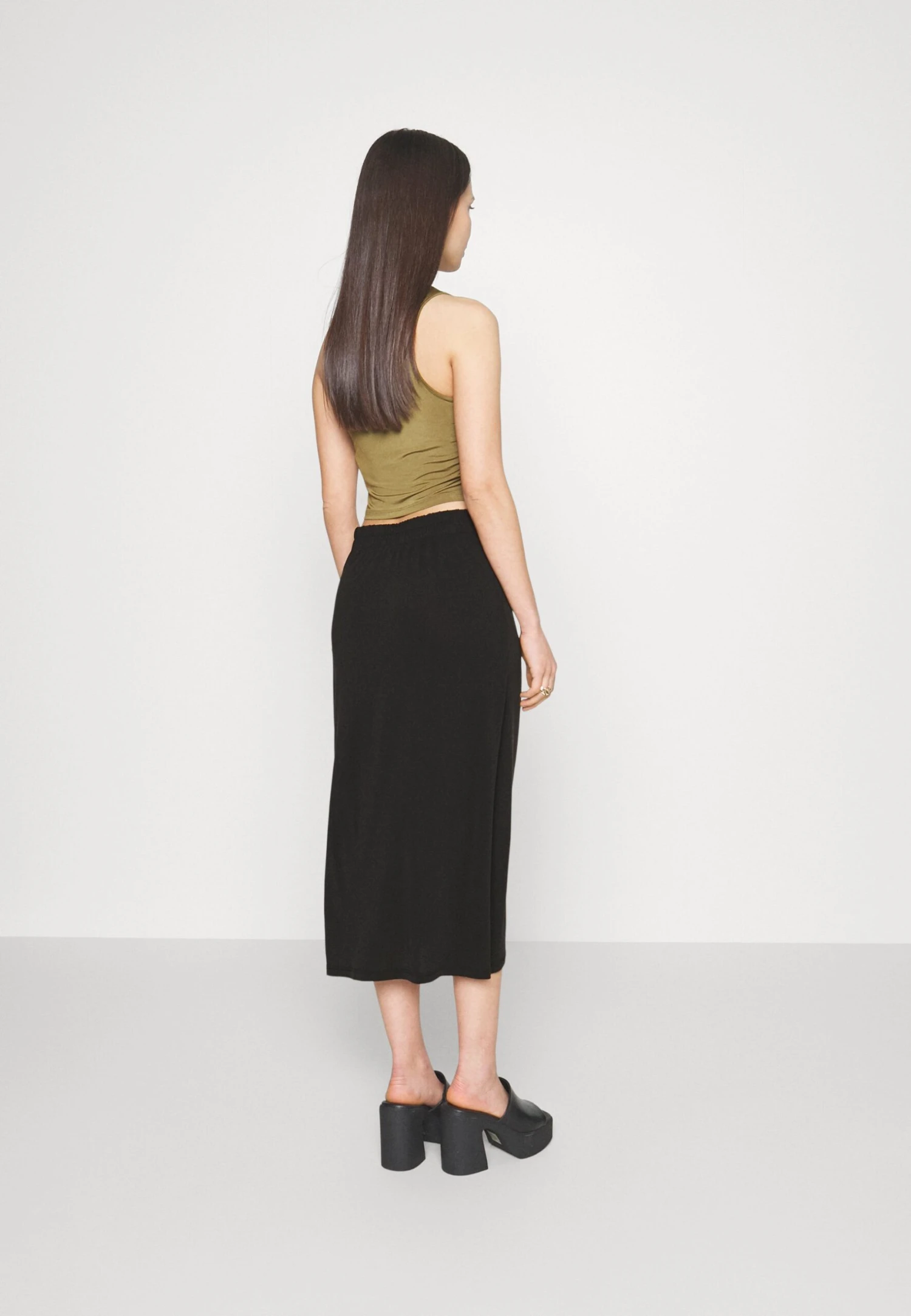 Objannie Drape - Pencil Skirt - Black 5 Objannie Drape - Pencil Skirt - Black - Image 3