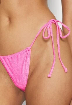 GOOD AMERICAN Sparkle Tiny Ties Bottom - Bikini Bottoms - Neonpink -Pieces Shop 0b81f96acd8847a699d5439e0f8578b3