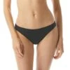 MICHAEL Michael Kors Iconic Solids Classic Bottom - Bikini Bottoms - Black -Pieces Shop 0bc3697eff4142148ff36b3a6a678788