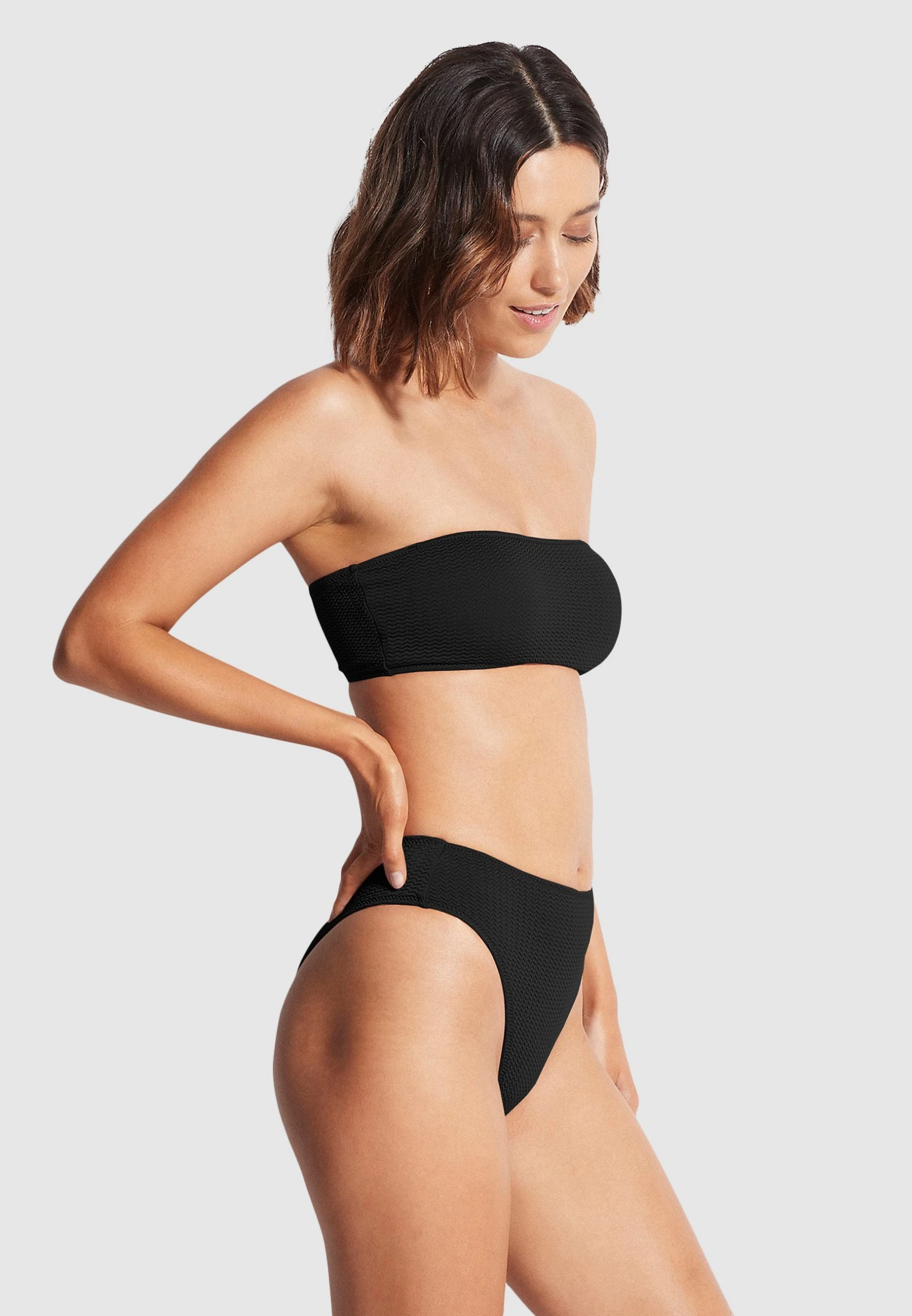 Seafolly Tube Top - Bikini Top - Black 4 Seafolly Tube Top - Bikini Top - Black - Image 2