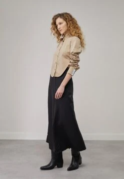 Long Skirt Waist Strap - Maxi Skirt - Black -Pieces Shop 112ee87ac65346d4ab9b46255045be2e