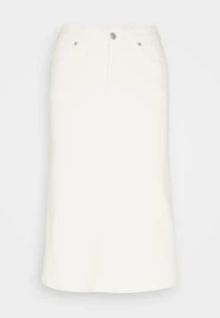 Selected Femme Slfvinnie Midi Skirt - Denim Skirt - Whisper White -Pieces Shop 11973ebe50ae49eabfe195627e2ecec8