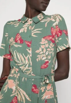 Vero Moda Tall Vmeasy Long Shirt Dress - Shirt Dress - Laurel Wreath/Lily -Pieces Shop 125549b32ab04a89ab57e2d0998001ca