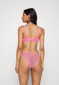AGENT PROVOCATEUR Yara Balcony Bra - Balconette Bra - Pink/Orange -Pieces Shop 153ba9ca465345d6af5bf1fd20e51e21