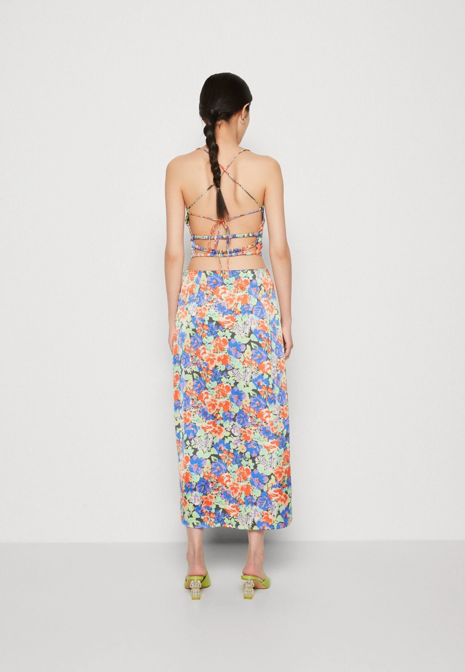 ONLY Onlayla Calf Slit Skirt - A-Line Skirt 5 ONLY Onlayla Calf Slit Skirt - A-Line Skirt - Image 3