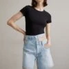 AGOLDE Broken Waistband- Denim Shorts - Attempt