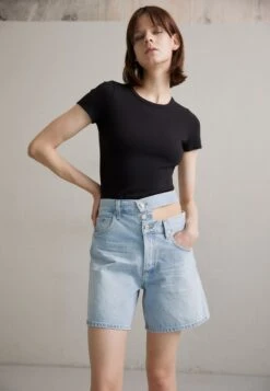 AGOLDE Broken Waistband- Denim Shorts - Attempt