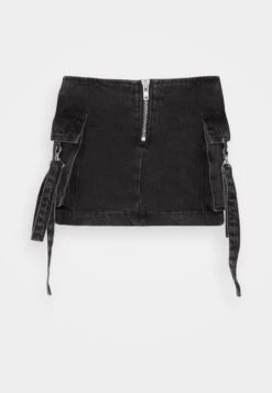 The Ragged Priest Daisy Skirt - Mini Skirt - Charcoal -Pieces Shop 1c74cf9d86104ec4a3b6a81e6f9d00bb