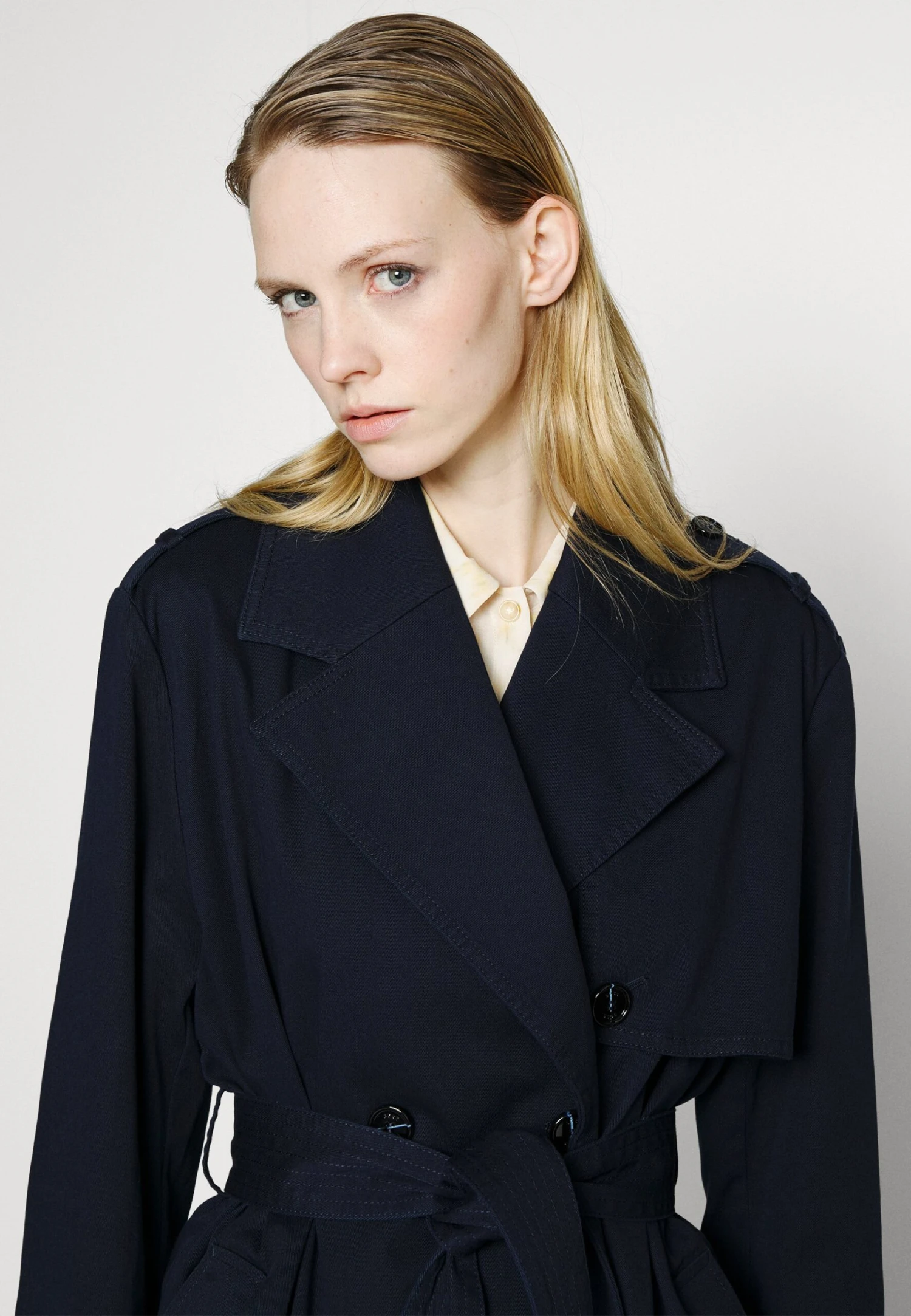 Boss Crinzy - Trenchcoat - Dark Blue 7 Boss Crinzy - Trenchcoat - Dark Blue - Image 5