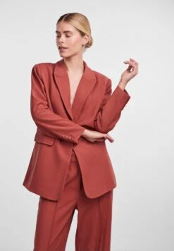 Yasumanna- Short Coat - Redwood