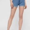 Vero Moda Vmhot- Denim Shorts - Light Blue Denim