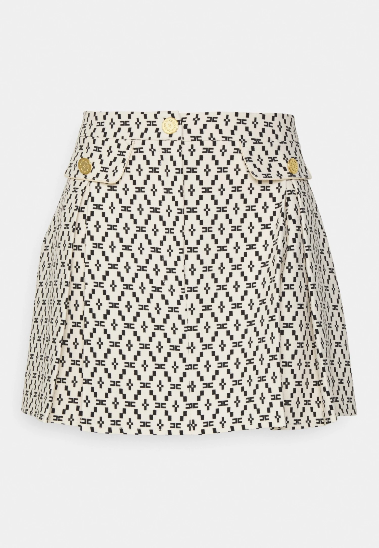 Elisabetta Franchi Mini Skirt - Burro/Nero 6 Elisabetta Franchi Mini Skirt - Burro/Nero - Image 4