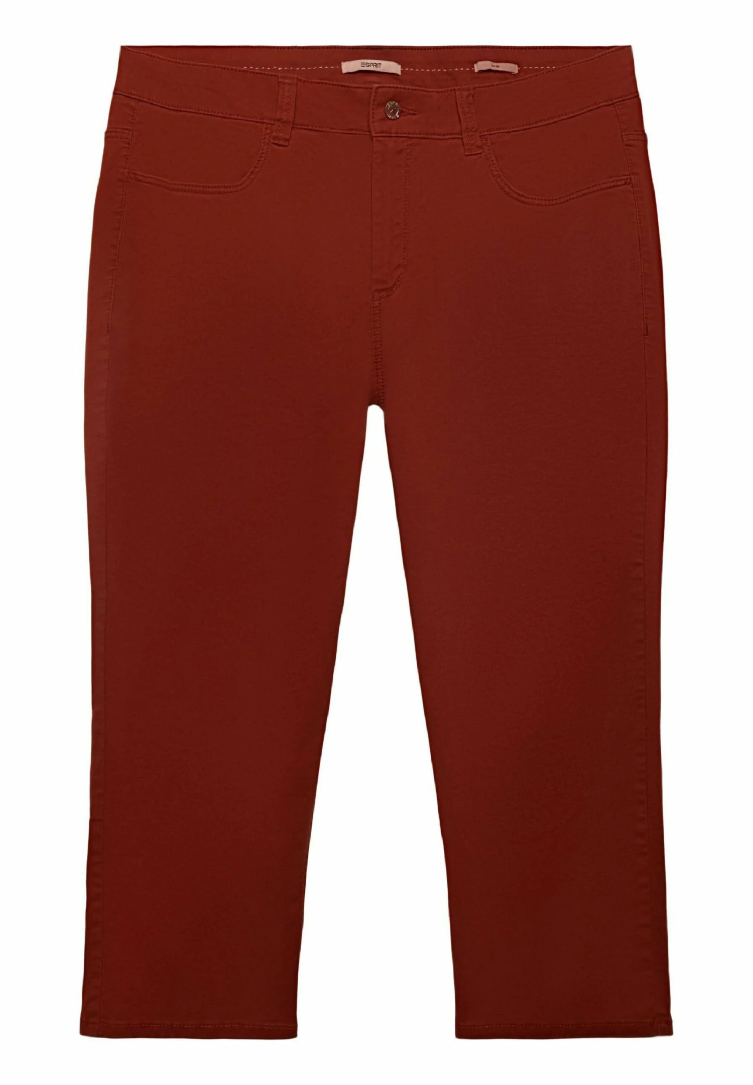 ESPRIT Cropped - Denim Shorts - Terracotta 3 ESPRIT Cropped - Denim Shorts - Terracotta