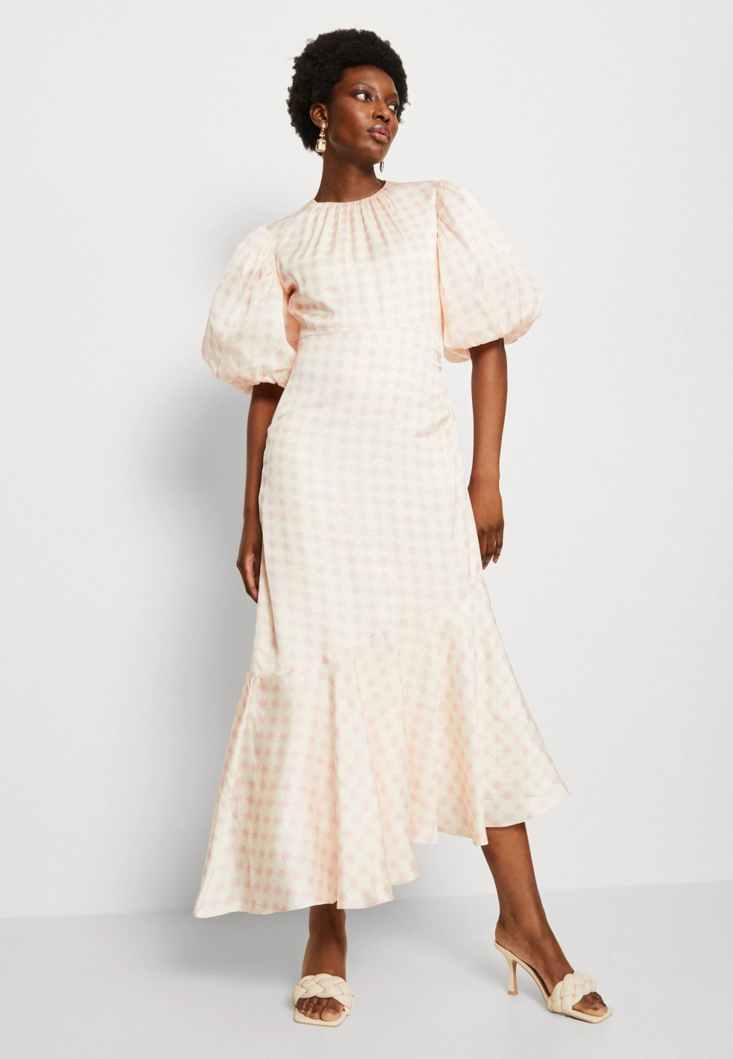 By Malina Eira Dress French Ditsy - Occasion Wear - Pink 6 By Malina Eira Dress French Ditsy - Occasion Wear - Pink - Image 4