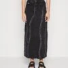 The Ragged Priest Aquarius Skirt - Denim Skirt - Charcoal -Pieces Shop 2c8491f4995a4a4c8504924b21d137d8