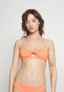 ETAM Twigy Bandeau - Bikini Top - Coral