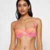 AGENT PROVOCATEUR Yara Balcony Bra - Balconette Bra - Pink/Orange -Pieces Shop 2da8430ee6524a999f425844df233569