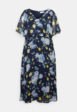 Virilla V-Neck Midi Dress - Occasion Wear - Navy Blazer -Pieces Shop 2df26148dda147158aee8bbc8b3e13de