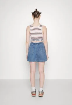 Obey Clothing Isabel - Denim Shorts - Light Indigo -Pieces Shop 2f006cf1f10c4f348733017ec6c766fd