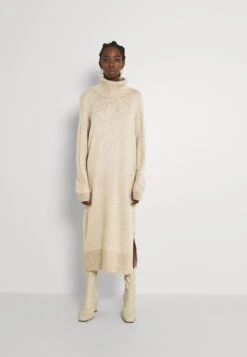 ONLY Onlbrandie Roll Neck- Jumper Dress - Pumice Stone