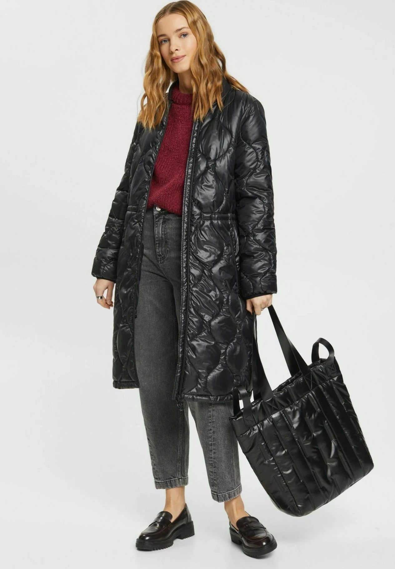 ESPRIT Mit Kragen - Winter Coat - Black 4 ESPRIT Mit Kragen - Winter Coat - Black - Image 2