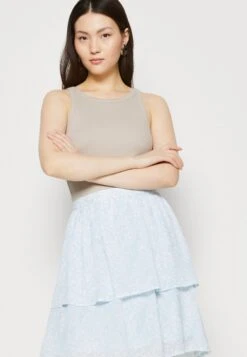 MOSS COPENHAGEN Paulie Rikkelie Skirt - A-Line Skirt - Blue -Pieces Shop 38e20bd60a1e4eeaa2bcc4b8b84241b0