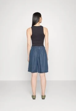 Lsuellen - Shorts - Medium Blue -Pieces Shop 3c5aa41856c442d49d723777fc302376