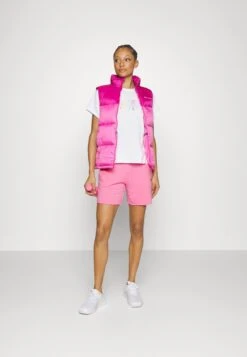 DKNY Metallic Logo - Sports Shorts - Bubblegum/Silver -Pieces Shop 3eff8494abca417a97a31f71518d8e23