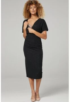 Happy Mama With Breastfeeeding Access - Cocktail Dress / Party Dress - Black -Pieces Shop 40d0b34d3909490088f9b40e513a5b4a