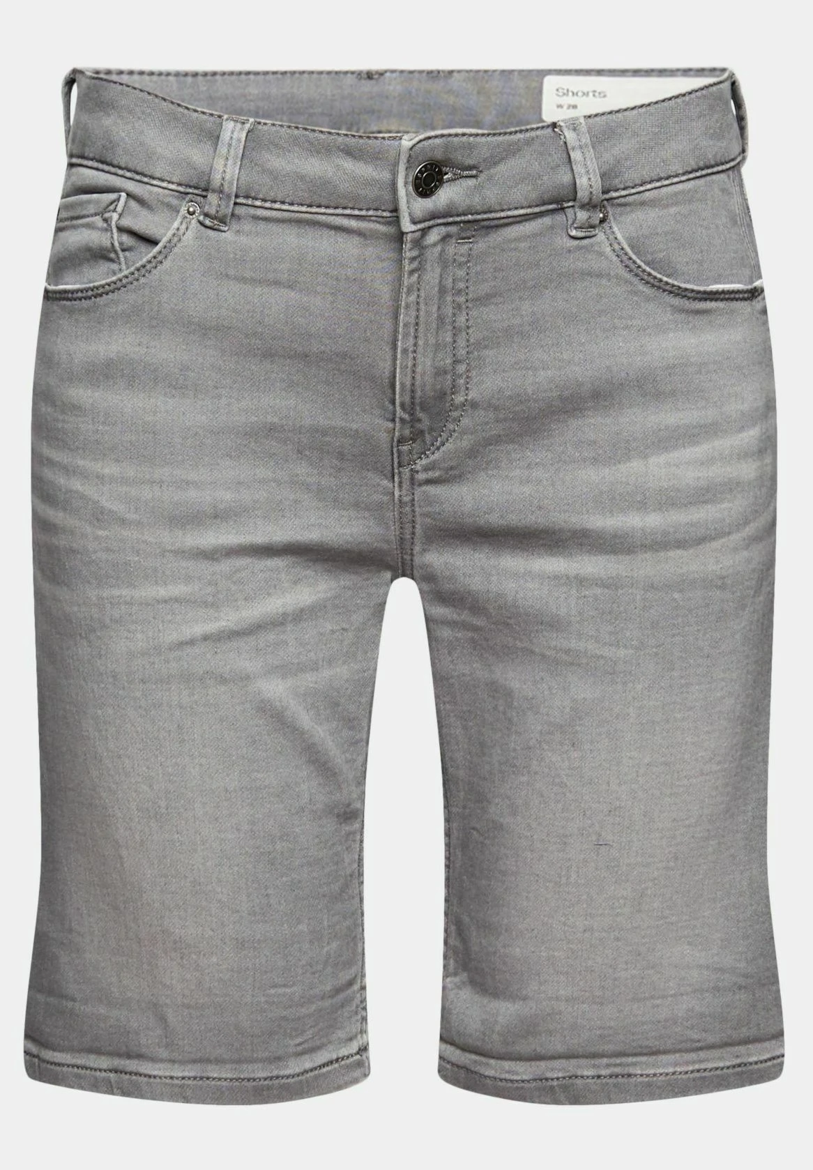 ESPRIT Denim Shorts - Grey Medium Wash 11 ESPRIT Denim Shorts - Grey Medium Wash - Image 9