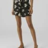 Vero Moda Vmeasy - Shorts - Black/Multi-Coloured -Pieces Shop 45aea868d3cf449b8fb86296fe1dbeaf
