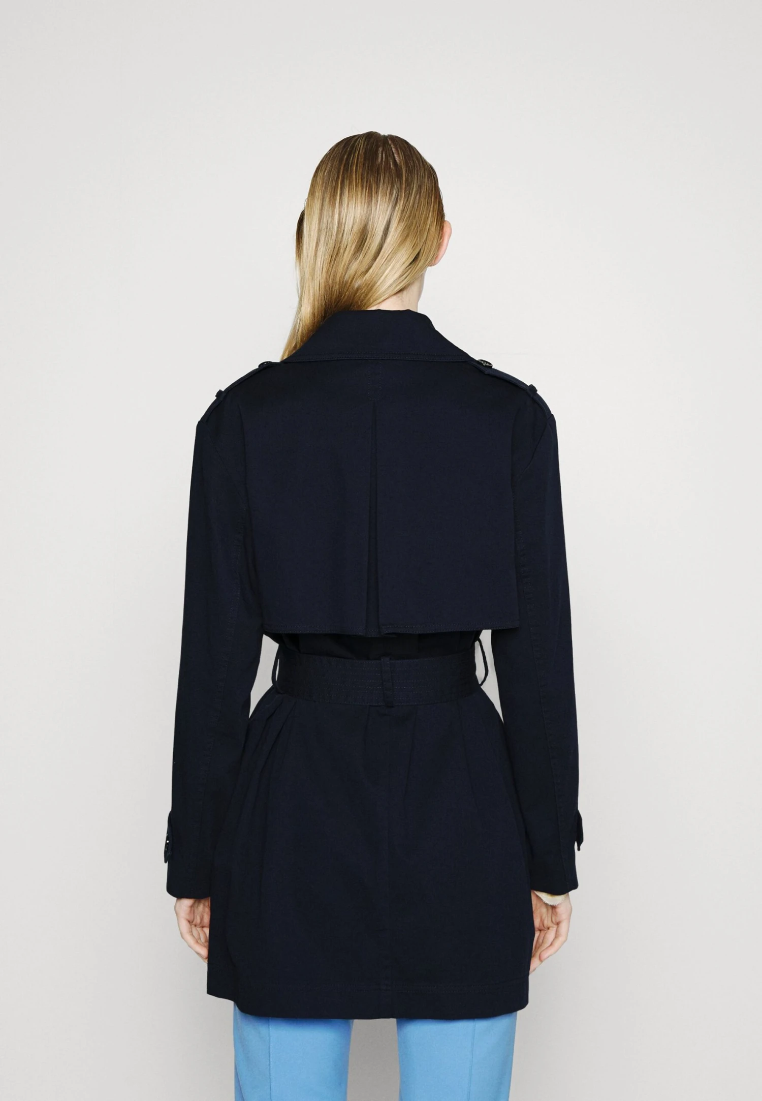 Boss Crinzy - Trenchcoat - Dark Blue 5 Boss Crinzy - Trenchcoat - Dark Blue - Image 3