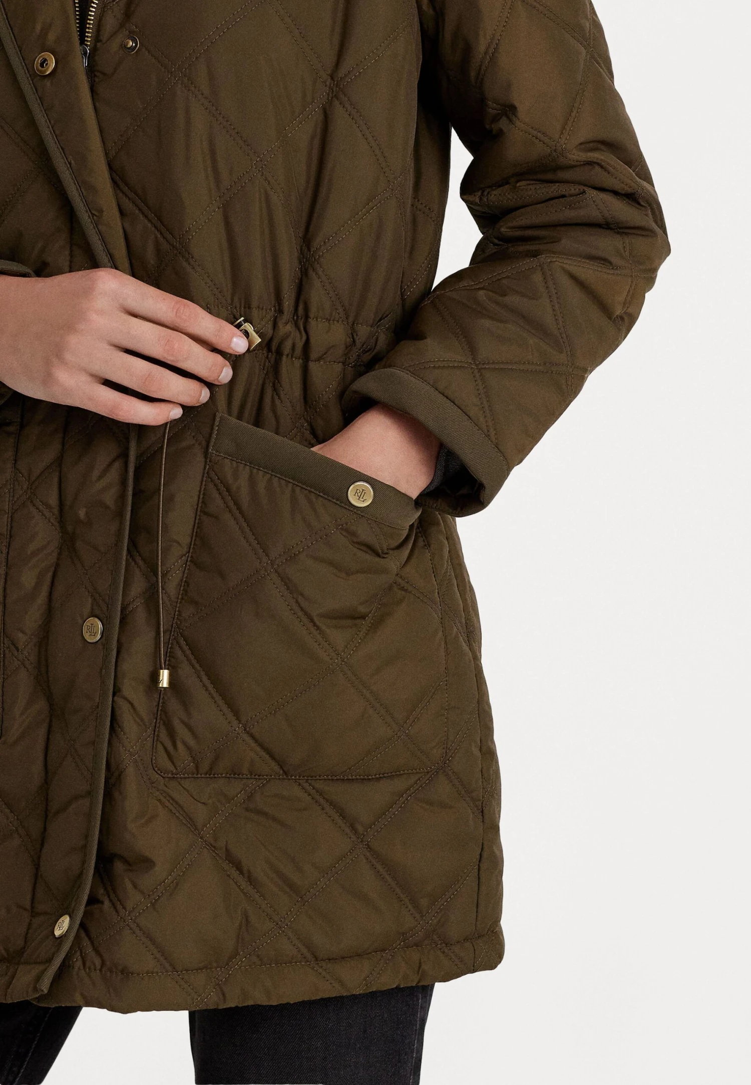 Insulated Coat - Short Coat - Botanic Green 8 Insulated Coat - Short Coat - Botanic Green - Image 6