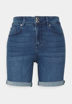 Vero Moda Petite Vmsophia Button - Shorts - Dark Blue Denim -Pieces Shop 4a18d5ee8f554305833b7f4a9f878335