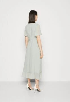 Vila Vifabia Midi Wrap Dress - Cocktail Dress / Party Dress - Green Milieu -Pieces Shop 4e14131aa54e41b0b6a2d9657fd7a998