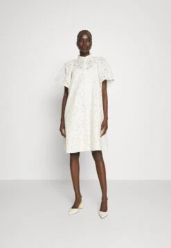 Bruuns Bazaar Tithonia Philly Dress - Shirt Dress - Snow White