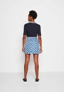 Marc O'Polo DENIM Skirt A-Shaped Fit High Waist - A-Line Skirt - Multi/Light Blue -Pieces Shop 502458b7bbfc4789ade68a890dbc954e