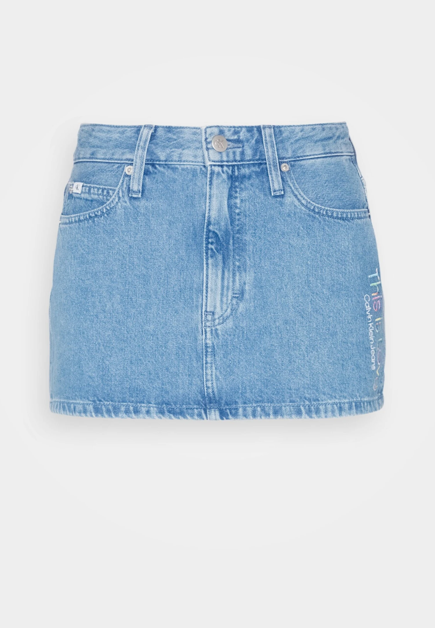 Calvin Klein Jeans Micro Skirt - Denim Skirt 7 Calvin Klein Jeans Micro Skirt - Denim Skirt - Image 5