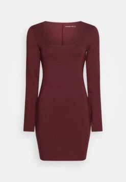 Abercrombie & Fitch Split Cuff Ponte Short Dress - Jersey Dress - Port Royale