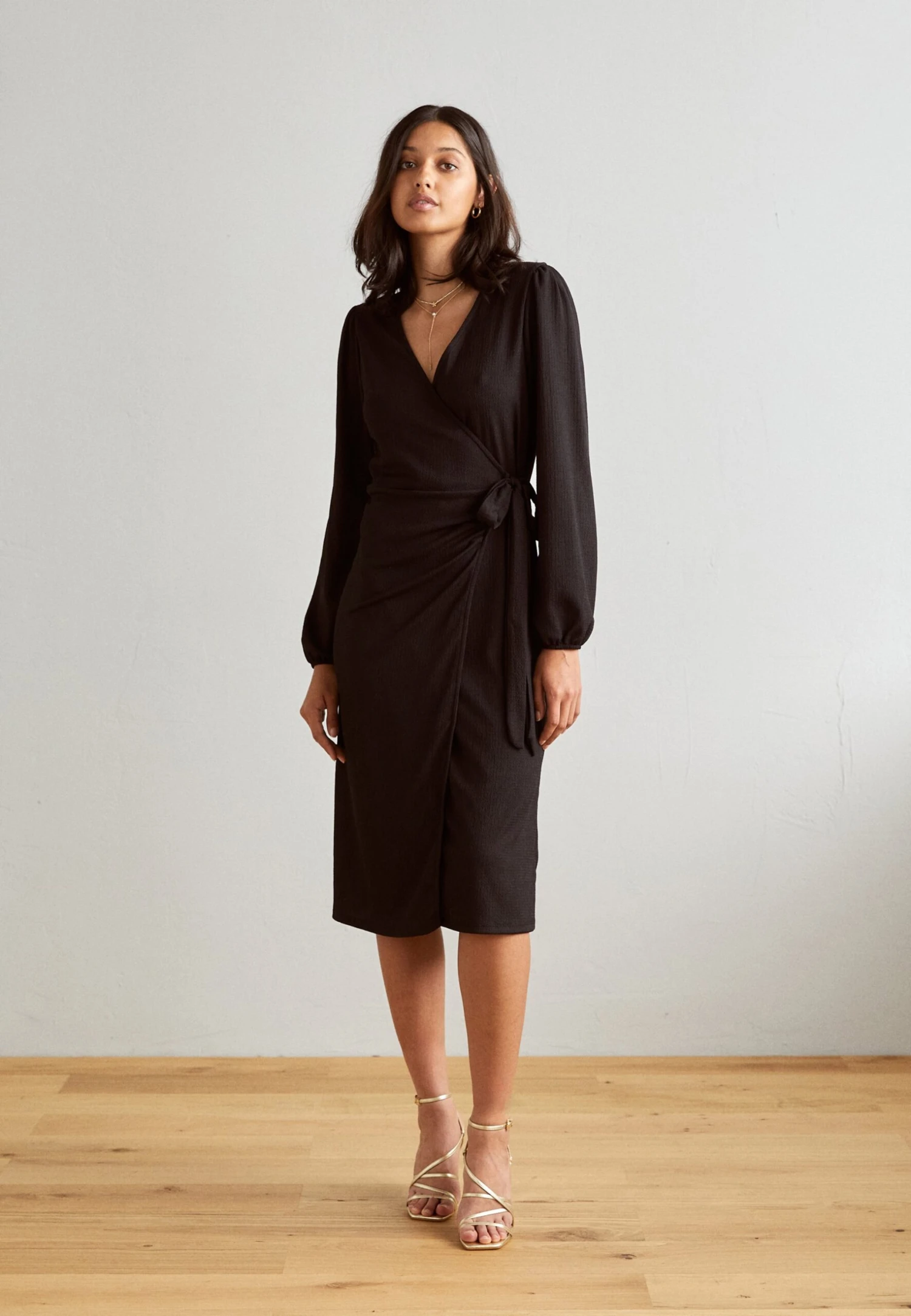 ONLY Onlmerle Wrap Midi Dress - Day Dress 4 ONLY Onlmerle Wrap Midi Dress - Day Dress - Image 2