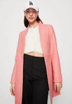 Vero Moda Vmdafnemie Coat - Short Coat - Goji Berry/Melange -Pieces Shop 5cf4ffdae4984b18af5f26915db12e75