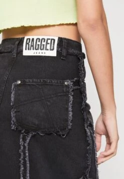 The Ragged Priest Aquarius Skirt - Denim Skirt - Charcoal -Pieces Shop 5da7e4db1d0d46cb8ee7a4ab0472ce59