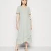 Vila Vifabia Midi Wrap Dress - Cocktail Dress / Party Dress - Green Milieu