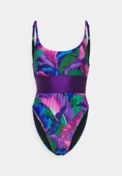 Debbie Deepband Swimsuit - Swimsuit - Purple Palm -Pieces Shop 5e1cb8f5dffc464d9fe3f53570a5bc31