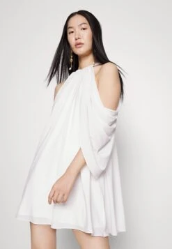 Halston Elsie Dress In Stretch- Jersey Dress - Chalk -Pieces Shop 60567d4563454a628ba2f0d551932c64